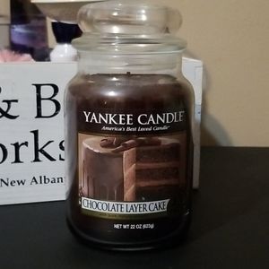 RETIRED LABEL Chocolate Layer Cake Yankee Candle